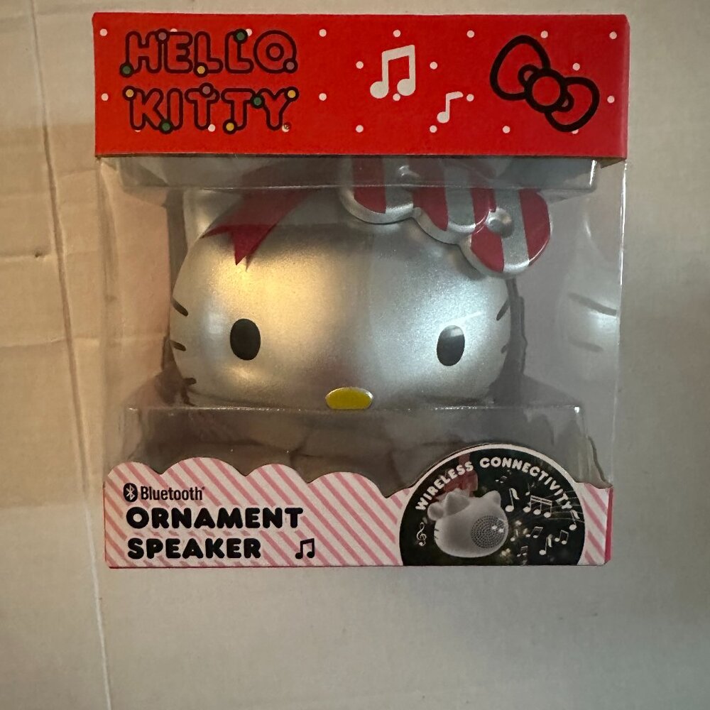 Hello Kitty Bluetooth Ornament Speaker Christmas Holiday Sanrio